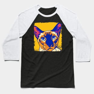 Tonkinese Pop Art - Cat Lover Gift Baseball T-Shirt